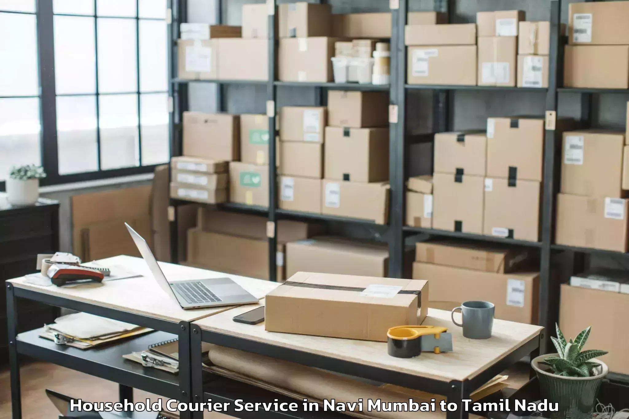 Reliable Navi Mumbai to Tuticorin Port Household Courier